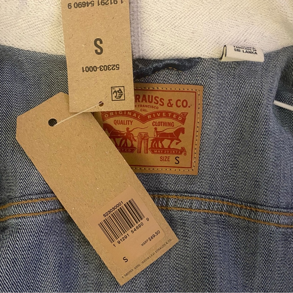 Levi's Original Trucker Jacket NWT S - Picture 4 of 5